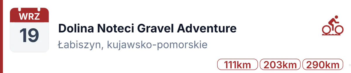 Rower · GRAVEL · 19 września 2026 · Kujawsko-pomorskie