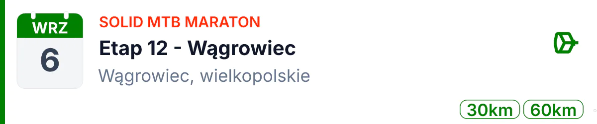 Rower · MTB · 6 września 2026 · Wielkopolskie