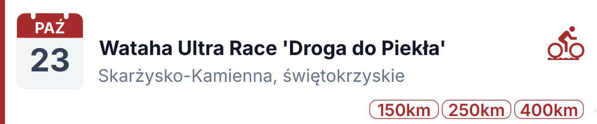 Rower · GRAVEL · 23 października 2026 · Świętokrzyskie