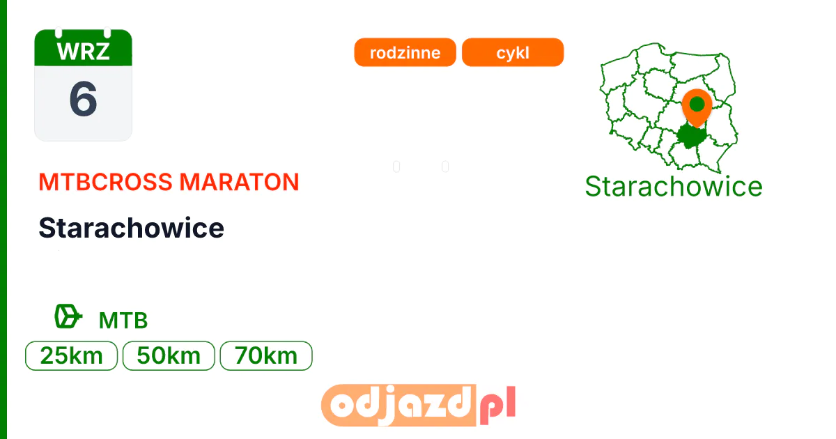Starachowice — Rower · MTB, 6 września 2026, Starachowice