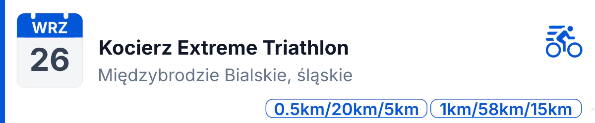 Triathlon · TRIATHLON · 26 września 2026 · Śląskie