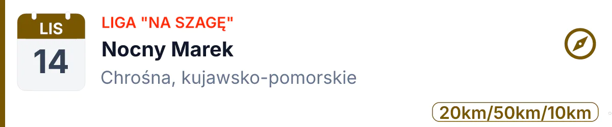 Na orientację · AR · 14 listopada 2026 · Kujawsko-pomorskie