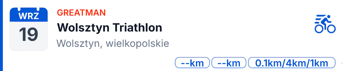 Triathlon · TRIATHLON · 19 września 2026 · Wielkopolskie