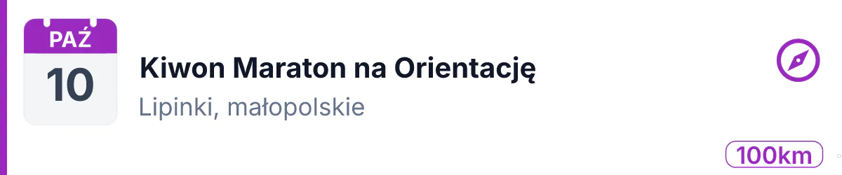 Na orientację · TR · 10 października 2026 · Małopolskie