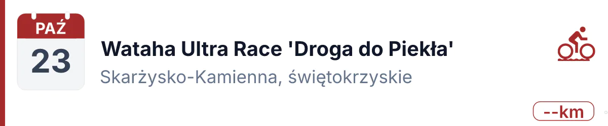 Rower · GRAVEL · 23 października 2026 · Świętokrzyskie