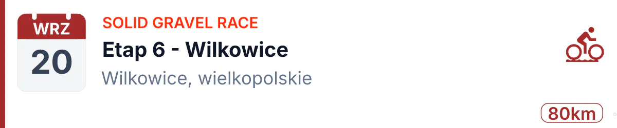 Rower · GRAVEL · 20 września 2026 · Wielkopolskie