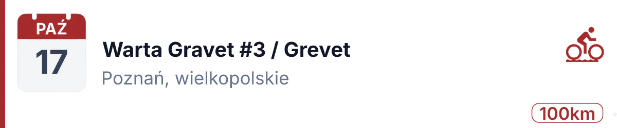 Rower · GRAVEL · 17 października 2026 · Wielkopolskie