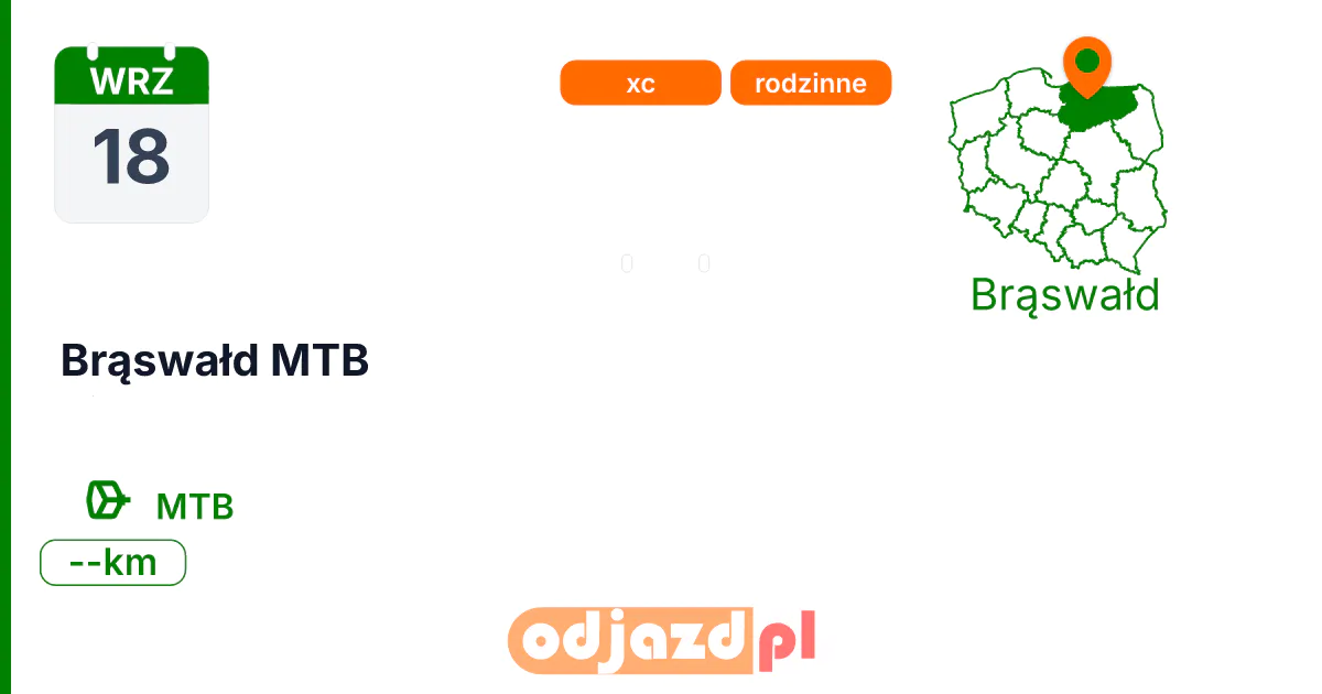Brąswałd MTB — Rower · MTB, 18 września 2027, Brąswałd