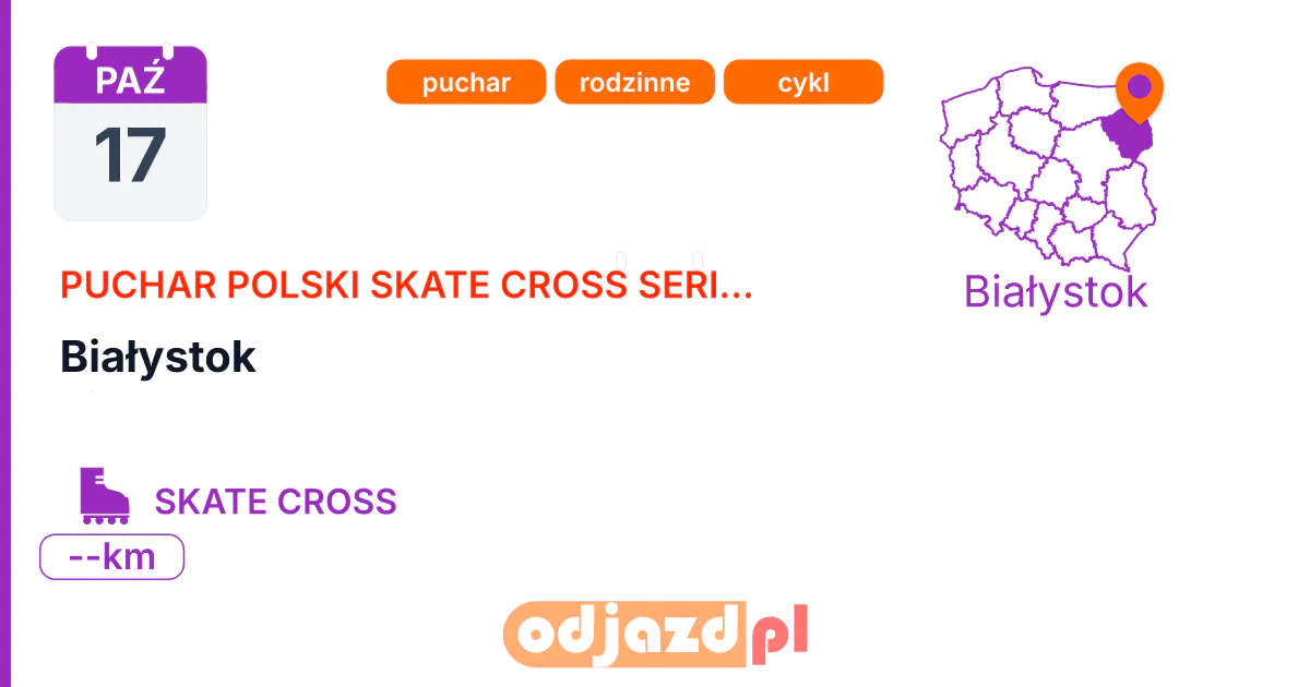 Białystok — Rolki · SKATE CROSS, 17 października 2026, Białystok