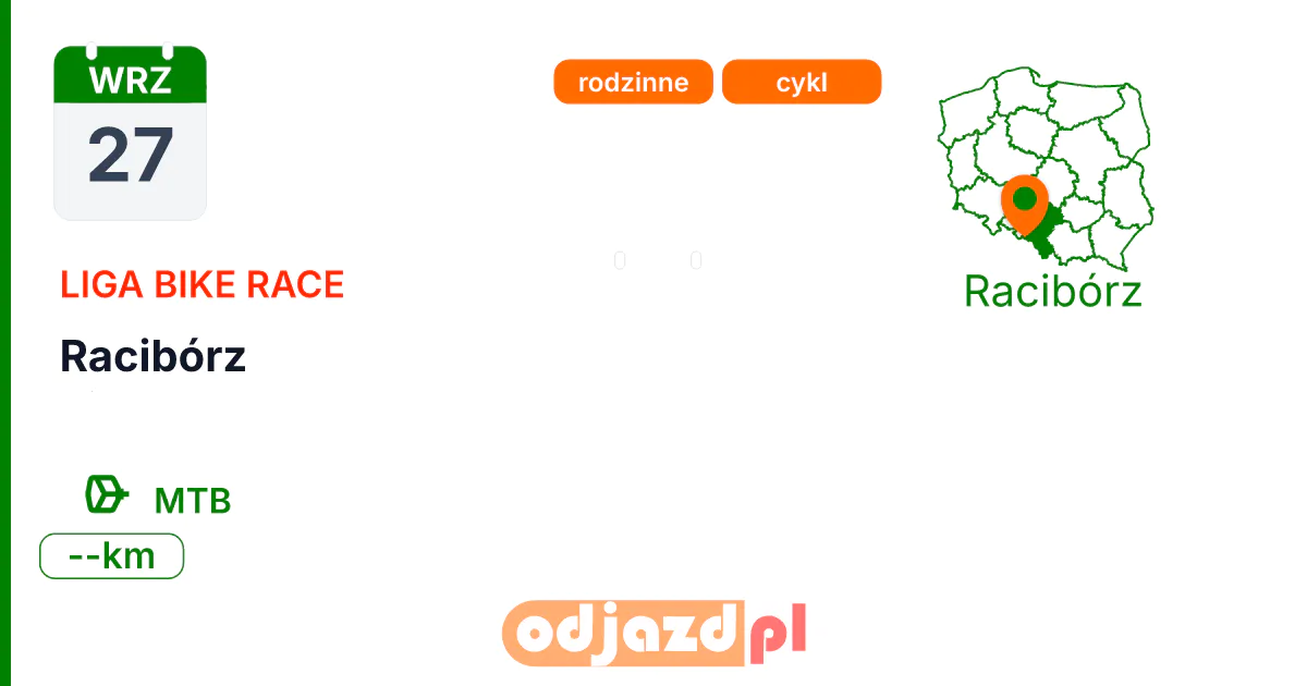 Racibórz — Rower · MTB, 27 września 2026, Racibórz