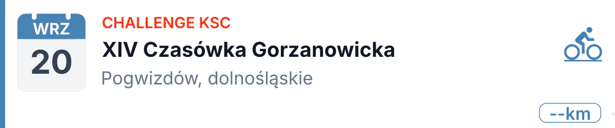 Rower · SZOSA · 20 września 2026 · Dolnośląskie