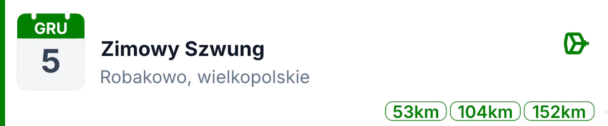 Rower · MTB · 5 grudnia 2026 · Wielkopolskie