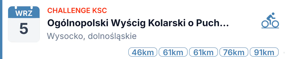 Rower · SZOSA · 5 września 2026 · Dolnośląskie