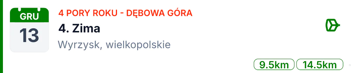 Rower · MTB · 13 grudnia 2026 · Wielkopolskie