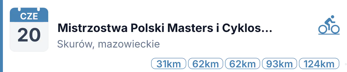 Rower · SZOSA · 20 czerwca 2027 · Mazowieckie