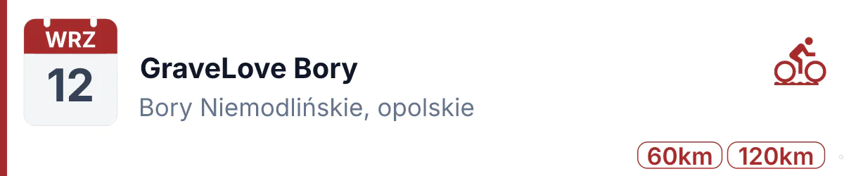Rower · GRAVEL · 12 września 2026 · Opolskie