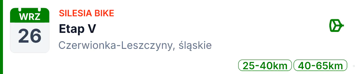 Rower · MTB · 26 września 2026 · Śląskie