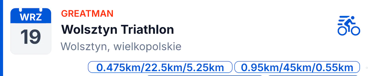 Triathlon · TRIATHLON · 19 września 2026 · Wielkopolskie