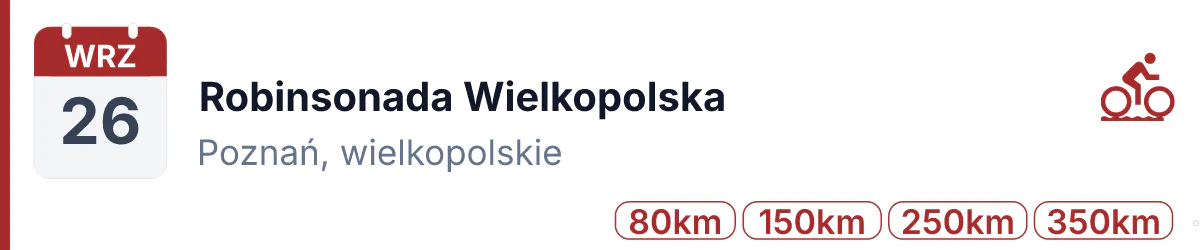 Rower · GRAVEL · 26 września 2026 · Wielkopolskie