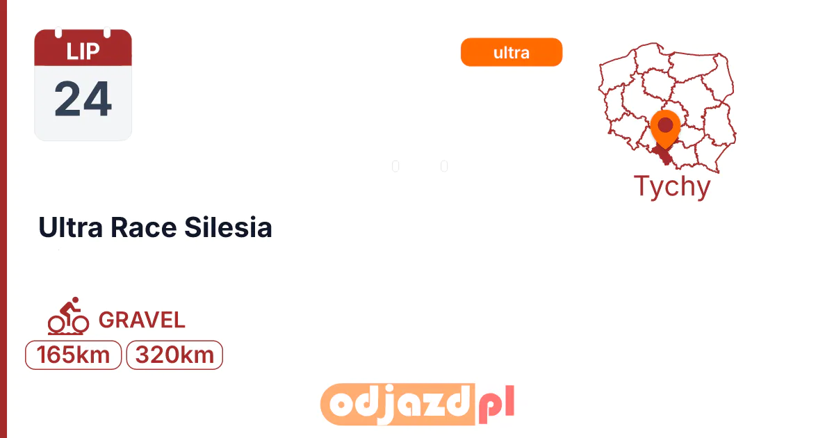 Ultra Race Silesia — Rower · GRAVEL, 24 lipca 2027, Tychy