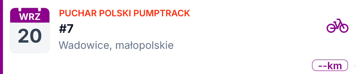 Rower · BMX · 20 września 2026 · Małopolskie