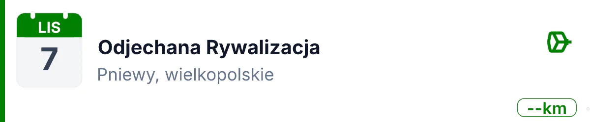 Rower · MTB · 7 listopada 2026 · Wielkopolskie