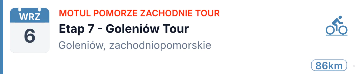 Rower · SZOSA · 6 września 2026 · Zachodniopomorskie