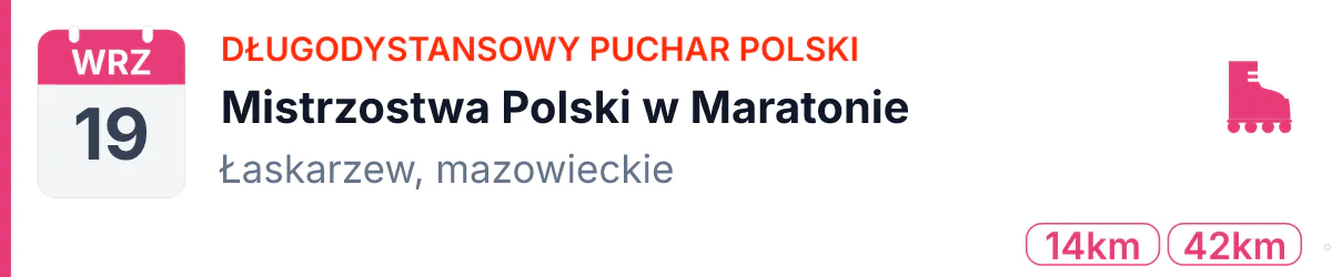 Rolki · SZYBKIE · 19 września 2026 · Mazowieckie