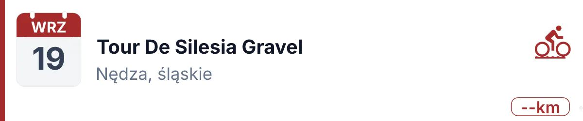 Rower · GRAVEL · 19 września 2027 · Śląskie