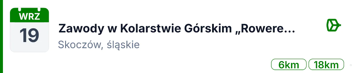 Rower · 19 września 2026 · Śląskie