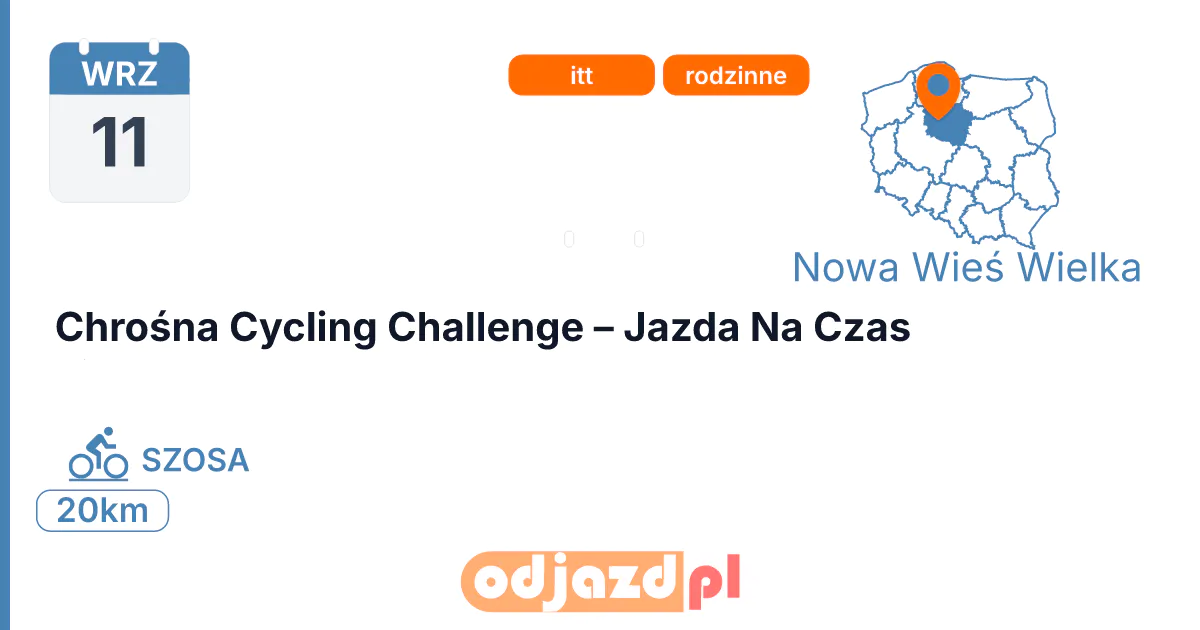 Chrośna Cycling Challenge – Jazda Na Czas — Rower · SZOSA, 11 września 2027, Nowa Wieś Wielka