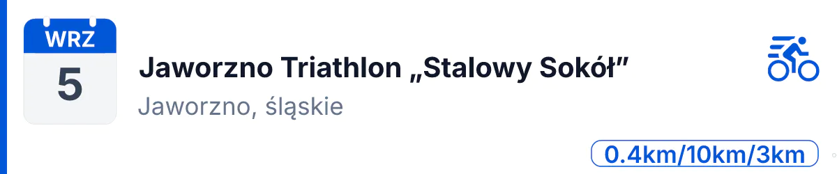 Triathlon · TRIATHLON · 5 września 2026 · Śląskie
