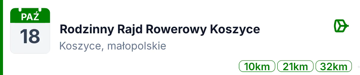 Rower · MTB · 18 października 2026 · Małopolskie