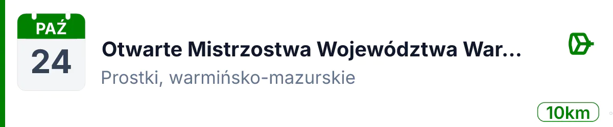 Rower · MTB · 24 października 2026 · Warmińsko-mazurskie