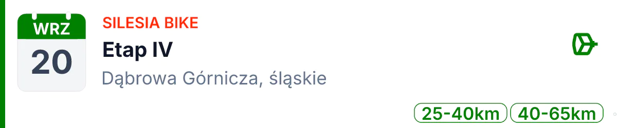 Rower · MTB · 20 września 2026 · Śląskie