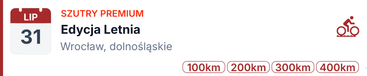 Rower · GRAVEL · 31 lipca 2027 · Dolnośląskie