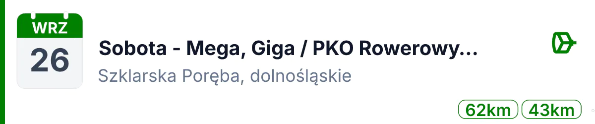 Rower · MTB · 26 września 2026 · Dolnośląskie