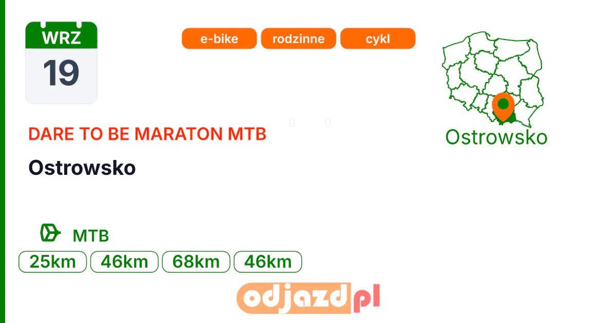 Ostrowsko — Rower · MTB, 19 września 2026, Ostrowsko