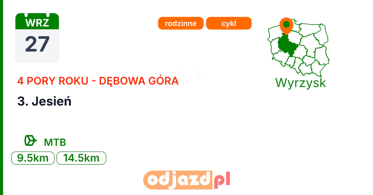 3. Jesień — Rower · MTB, 27 września 2026, Wyrzysk