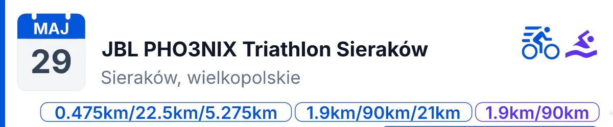Triathlon · TRIATHLON · 29 maja 2027 · Wielkopolskie