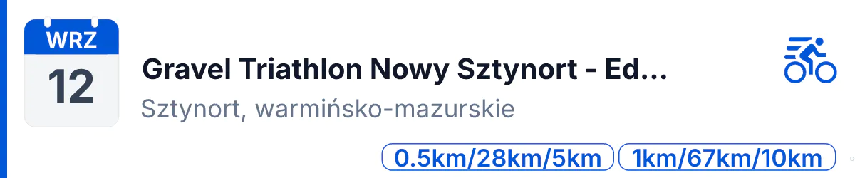 Triathlon · TRIATHLON · 12 września 2026 · Warmińsko-mazurskie