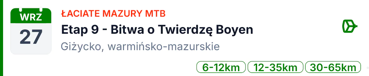 Rower · MTB · 27 września 2026 · Warmińsko-mazurskie