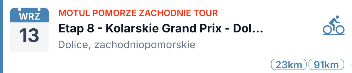 Rower · SZOSA · 13 września 2026 · Zachodniopomorskie