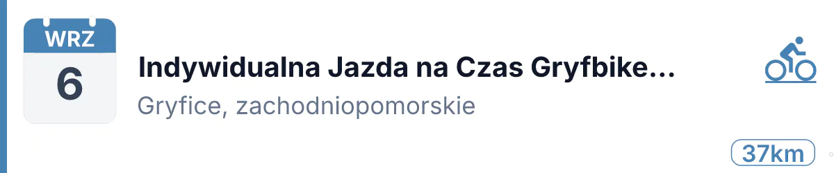 Rower · SZOSA · 6 września 2026 · Zachodniopomorskie