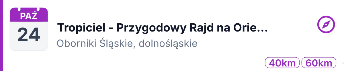 Na orientację · TR · 24 października 2026 · Dolnośląskie