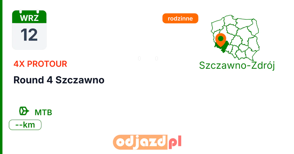 Round 4 Szczawno — Rower · MTB, 12 września 2026, Szczawno-Zdrój