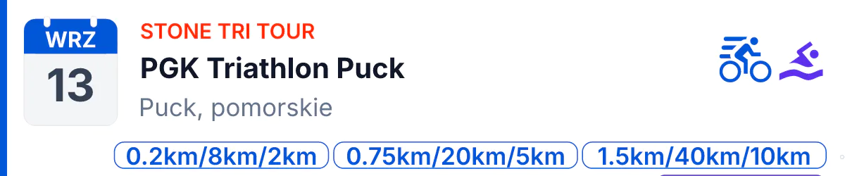Triathlon · TRIATHLON · 13 września 2026 · Pomorskie