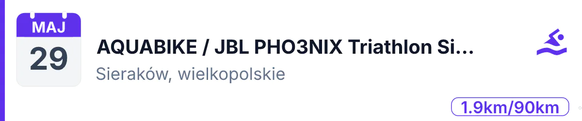 Aquabike · AQUABIKE · 29 maja 2027 · Wielkopolskie