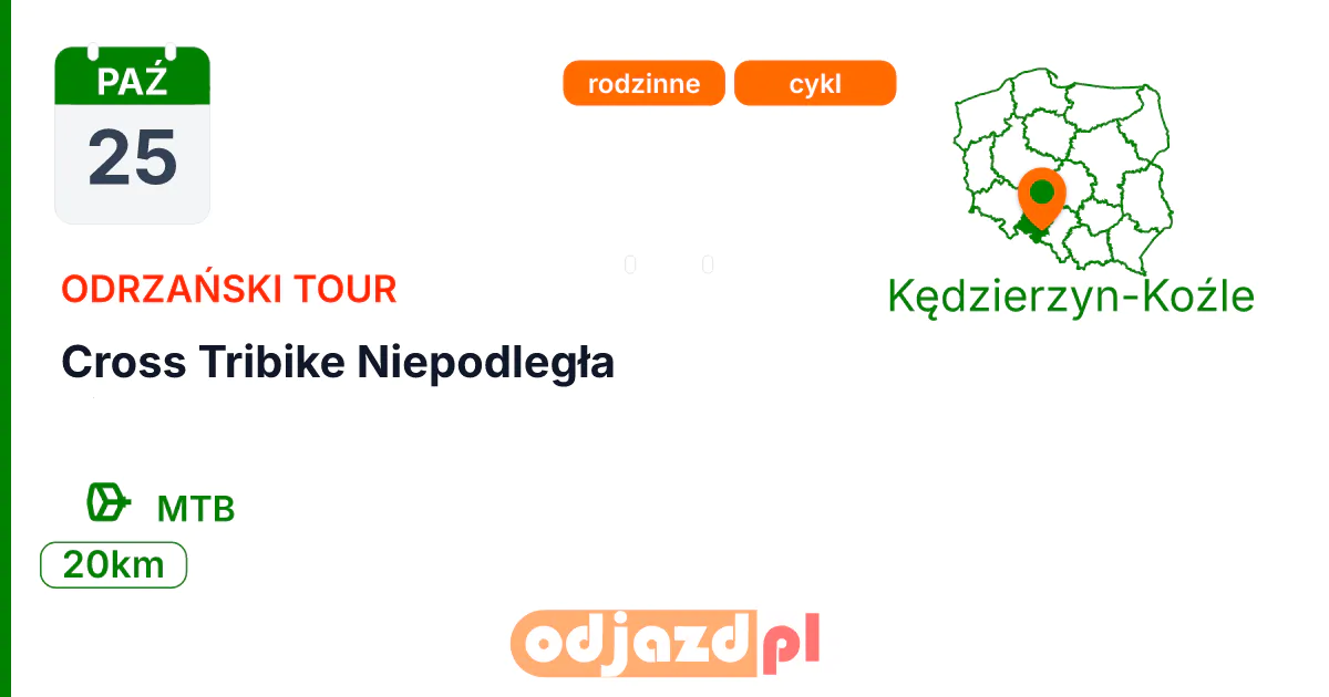 Cross Tribike Niepodległa — Rower · MTB, 25 października 2026, Kędzierzyn-Koźle
