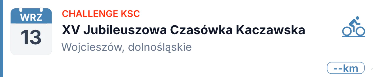 Rower · SZOSA · 13 września 2026 · Dolnośląskie